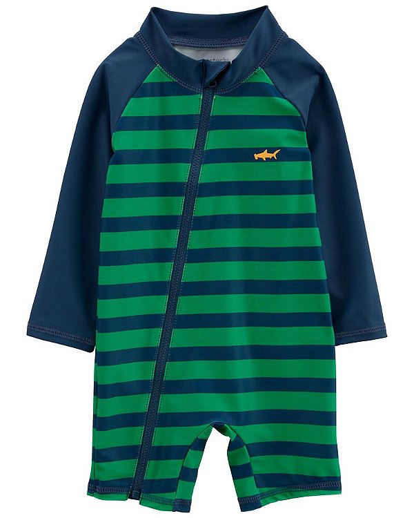 MODA PRAIA CARTERS - TUBARÃO - PROTEÇÃO UV50+ - MENINO
