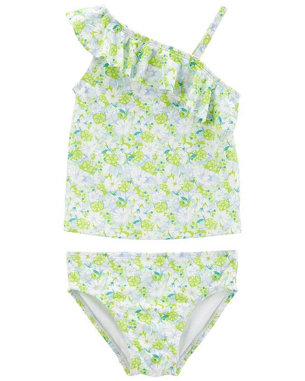 MODA PRAIA OSHKOSH - FLORAL - PROTEÇÃO UV50+ - MENINA