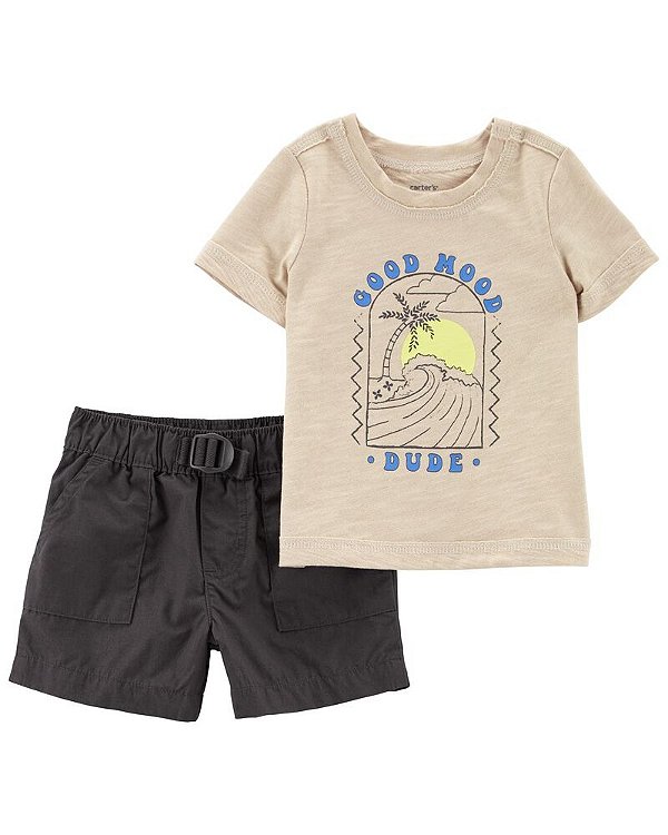 CONJUNTO VERÃO 2 PEÇAS CARTER'S - GOOD MOOD - MENINO