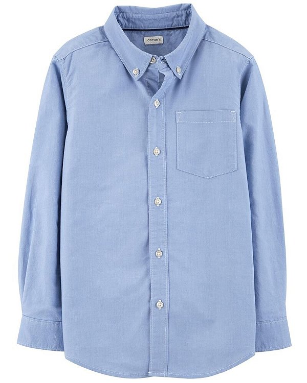 CAMISA MANGA LONGA  CARTER'S - AZUL - MENINO
