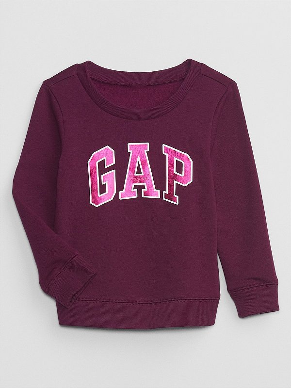 MOLETINHO FLANELADO GAP - ROXO - MENINA