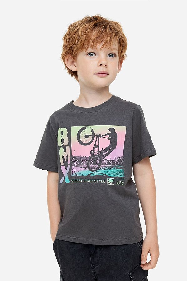 CAMISETA MANGA CURTA H&M - STREET - MENINO