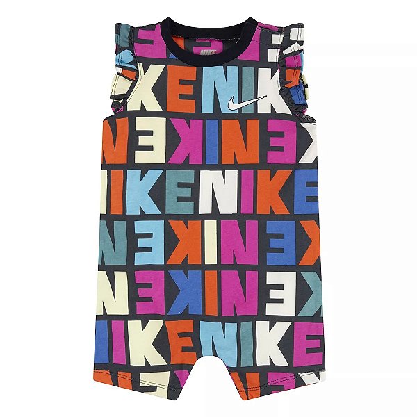 MACACÃO ROMPER NIKE - COLORIDO - MENINA