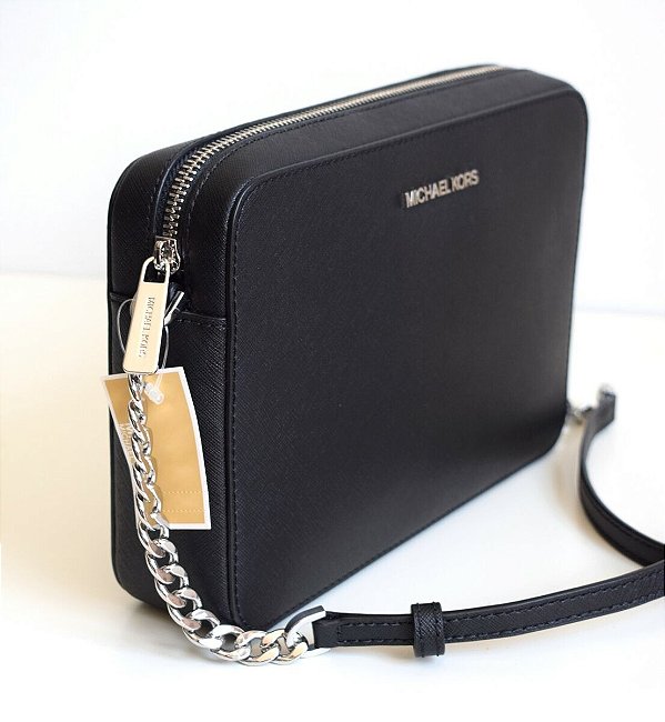 BOLSA TRANSVERSAL JET SET MICHAEL KORS - BLACK