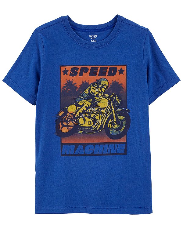 CAMISETA MANGA CURTA CARTER'S KIDS - MOTO - MENINO