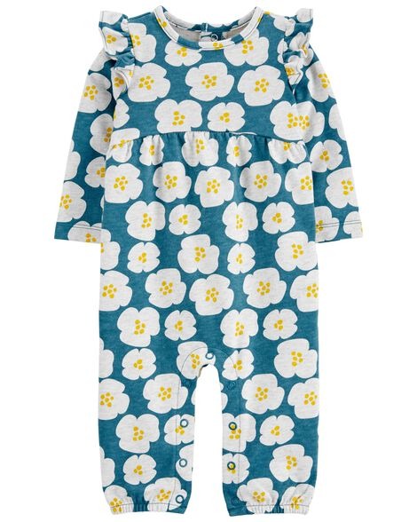 MACACÃO CARTER'S - FLORAL - MENINA
