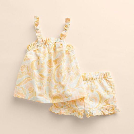 CONJUNTO 2 PEÇAS VERÃO LITTLE CO. by LAUREN CONRAD - FLORAL - MENINA