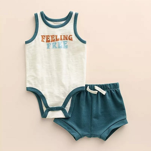 CONJUNTO 2 PEÇAS LITTLE CO. by LAUREN CONRAD - FEELING FREE - MENINO