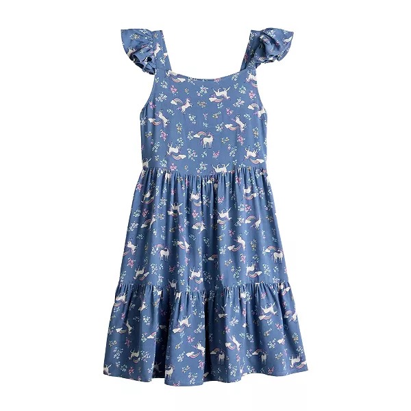 VESTIDO JUMPING BEANS - UNICÓRNIO - MENINA