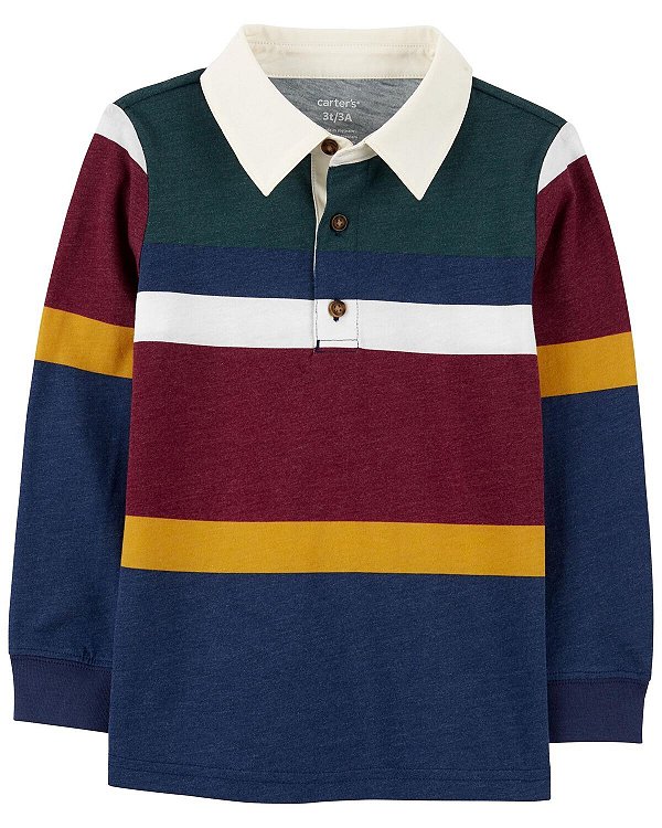 CAMISETA MANGA LONGA CARTER'S - COLORS - MENINO