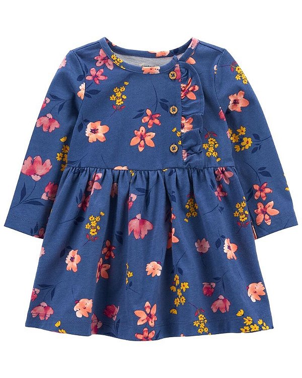 VESTIDO CARTER'S - FLORAL - MENINA