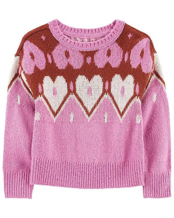 BLUSA DE FIO CARTER'S - ROSA - MENINA