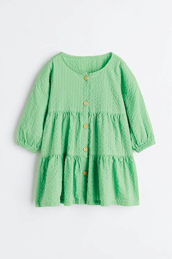 VESTIDO H&M - VERDE - MENINA