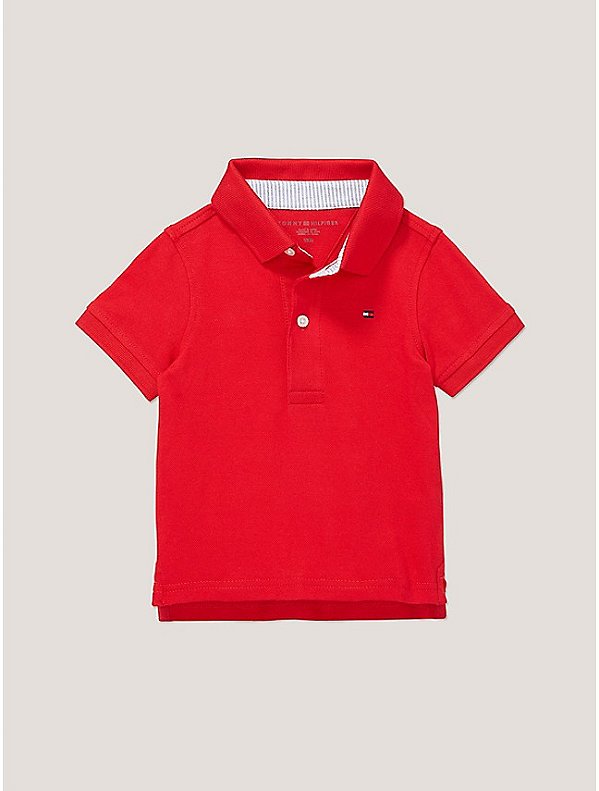 CAMISETA MANGA CURTA POLO TOMMY HILFIGER - VERMELHA - MENINO
