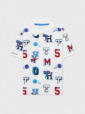 CAMISETA MANGA CURTA POLO TOMMY HILFIGER - BOLAS - MENINO