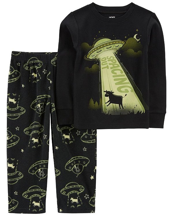 PIJAMA FLEECE CARTER'S - NAVE ESPACIAL - MENINO