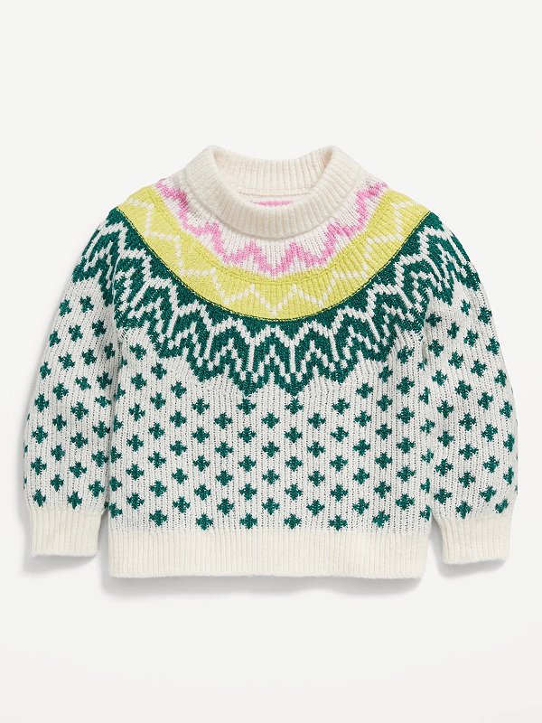 BLUSA DE FIO OLD NAVY - ÉTNICO - MENINA