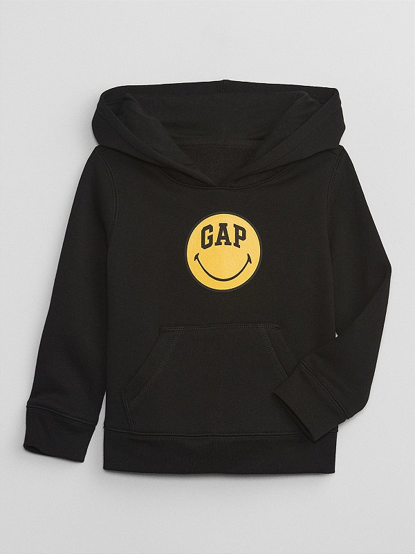 MOLETOM FLANELADO GAP - PRETO - MENINO