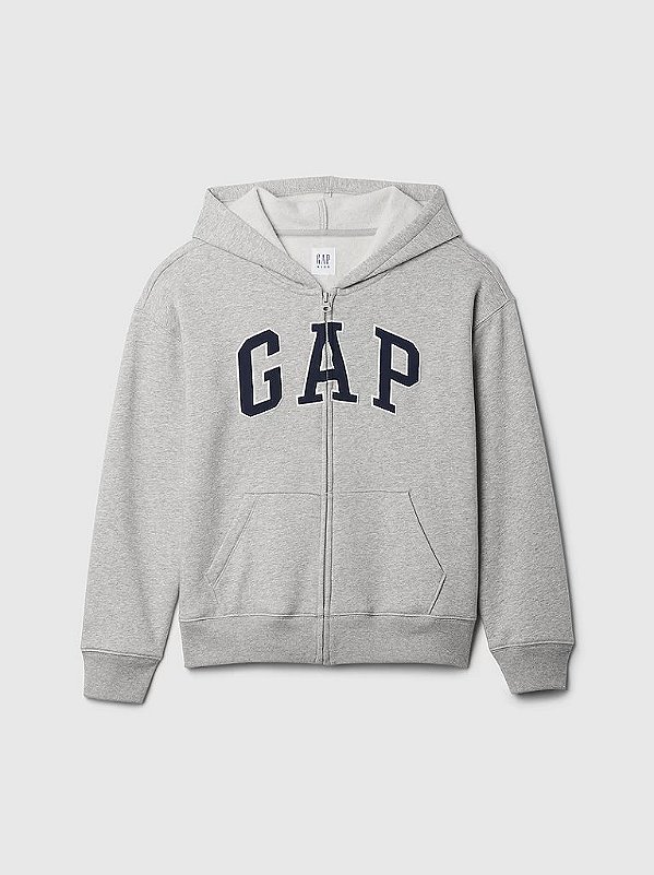 MOLETOM FLANELADO GAP KIDS - CINZA - MENINO