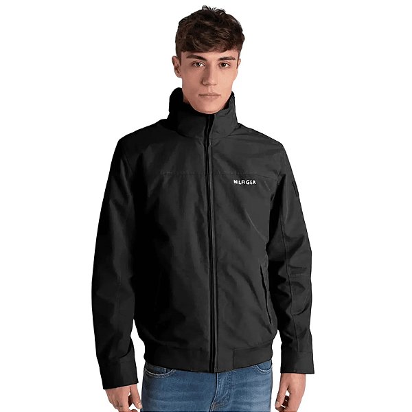 JAQUETA TOMMY HILFIGER - PRETA - ADULTO