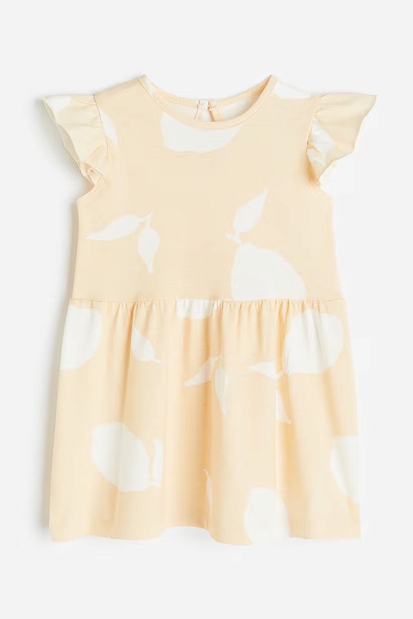 VESTIDO H&M - LIMÃO AMARELO CLARO - MENINA