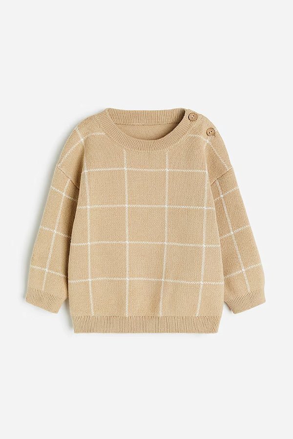 SUÉTER H&M - QUADRICULADA - MENINO