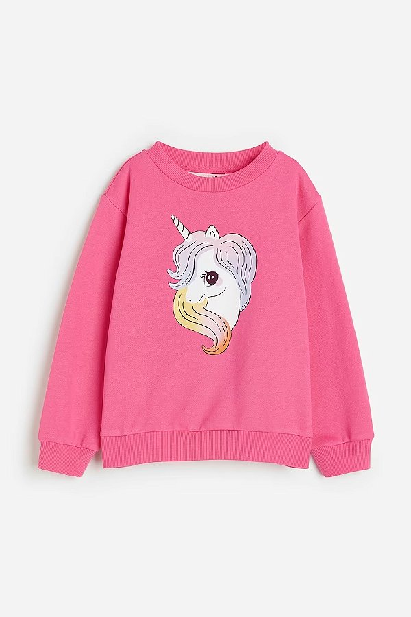 MOLETINHO FLANELADO H&M - UNICÓRNIO - MENINA