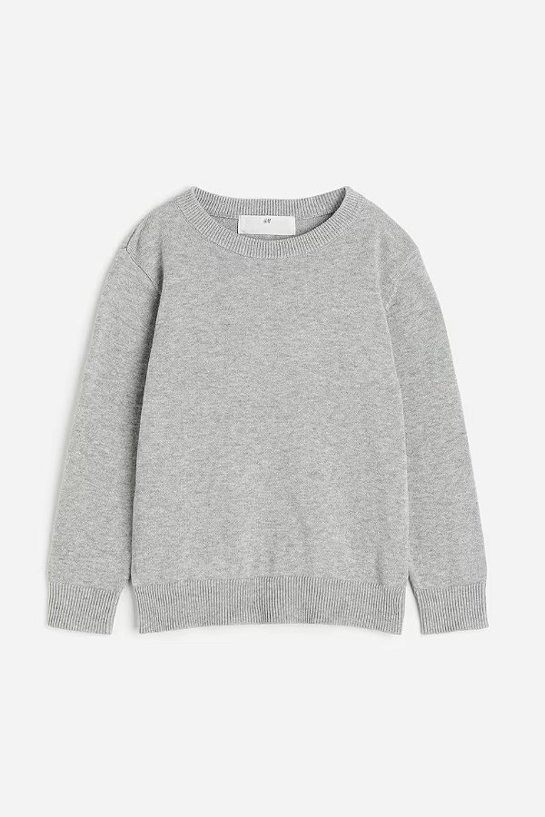 SUÉTER EM FIO H&M - CINZA - MENINO