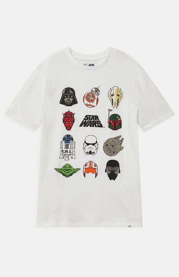 CAMISETA MANGA CURTA GAP KIDS - STAR WARS - MENINO