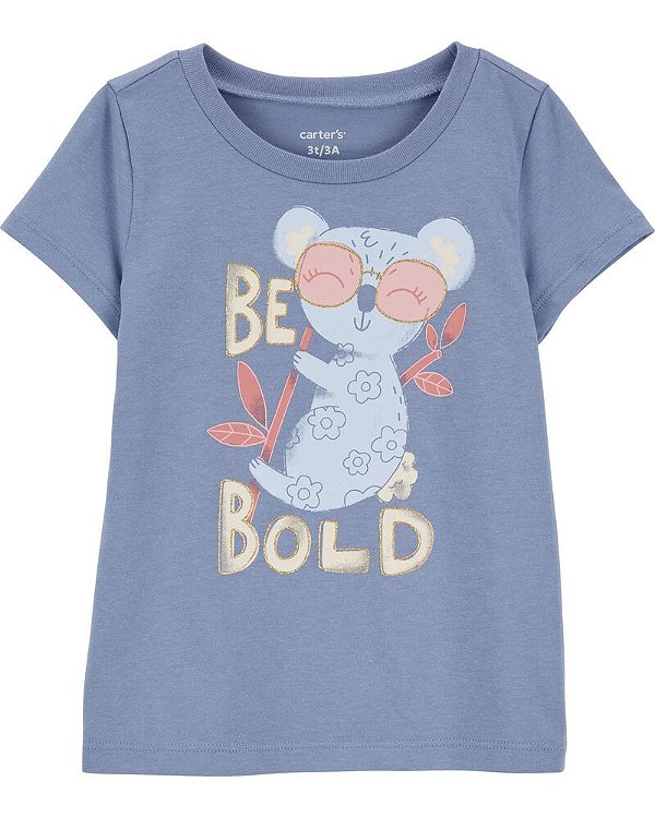 CAMISETA MANGA CURTA CARTER'S - COALA - MENINA