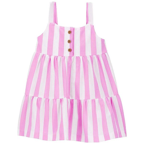 VESTIDO CARTER'S - LISTRADINHO - MENINA