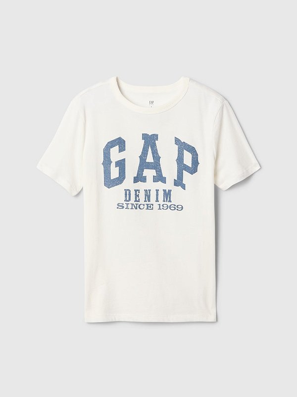 CAMISETA MANGA CURTA GAP KIDS - DENIM SINCE 1969 - MENINO