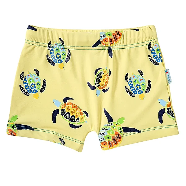 SUNGA MODA PRAIA TIP TOP KIDS - TARTARUGAS - PROTEÇÃO UV50+  MENINO