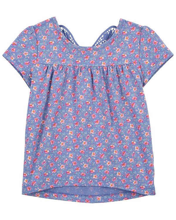 BATINHA OSHKOSH - BORBOLETA FLORAL - MENINA