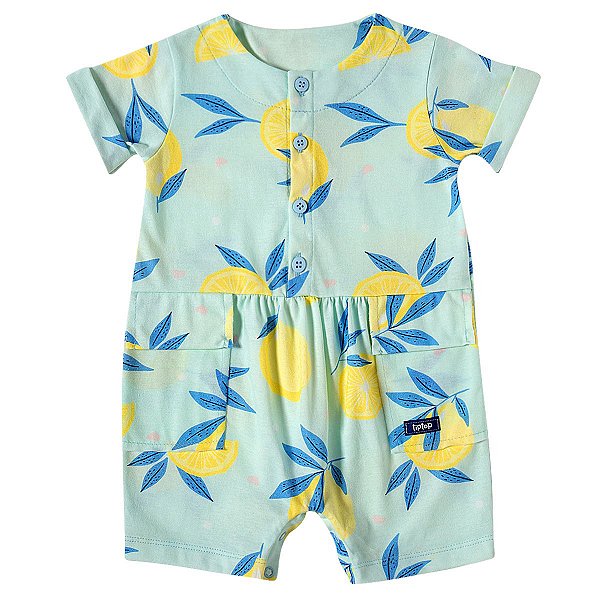 MACACÃO ROMPER TIP TOP - LEMON - MENINA
