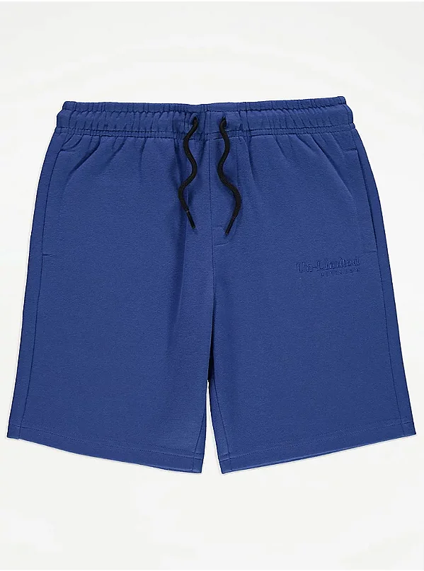 BERMUDA MOLETOM GEORGE BABY - AZUL - MENINO