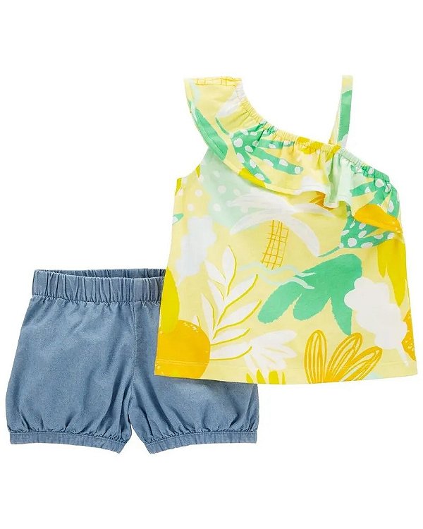 CONJUNTO VERÃO 2 PEÇAS CARTER'S - COLORS - MENINA