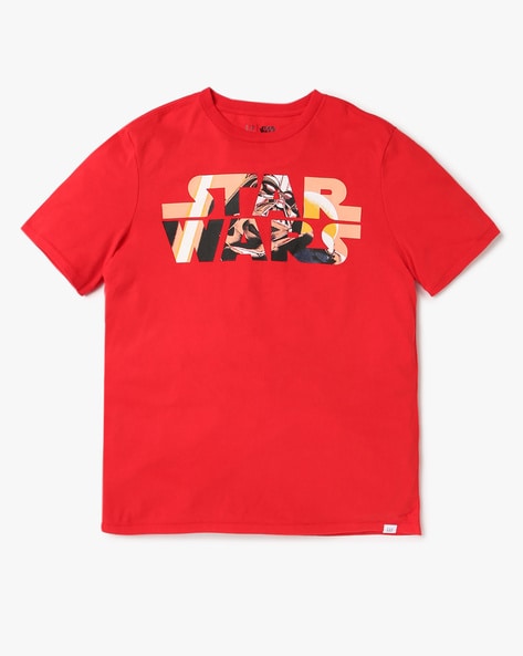 CAMISETA MANGA CURTA GAP KIDS - STAR WARS VERMELHA - MENINO