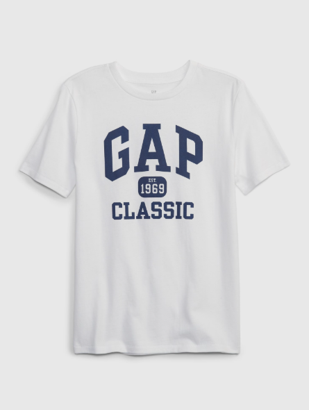 CAMISETA MANGA CURTA GAP KIDS - EST. 1969 CLASSIC - MENINO