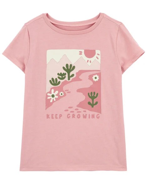 CAMISETA MANGA CURTA CARTER'S - ROSE - MENINA