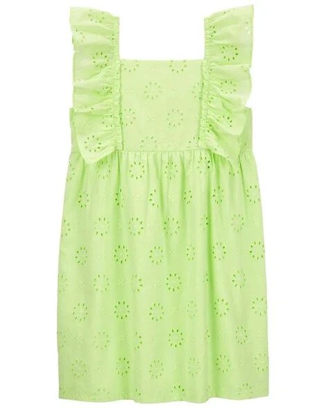 VESTIDO CARTER'S - FLORAL VERDINHO - MENINA