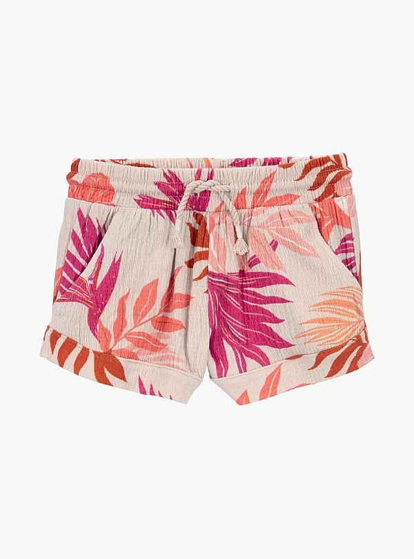 BERMUDA CARTER'S - FLORAL COLORIDO - MENINA (FORMA PEQUENA)