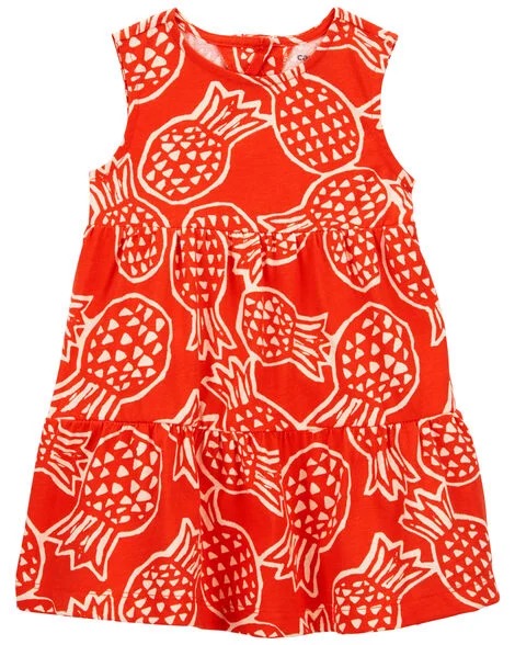 VESTIDO CARTER'S - ABACAXI LARANJA - MENINA
