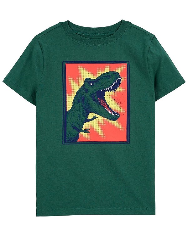 CAMISETA MANGA CURTA CARTER'S - DINOSSAURO - MENINO