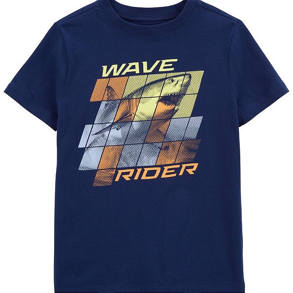 CAMISETA MANGA CURTA CARTER'S - TUBARÃO - MENINO