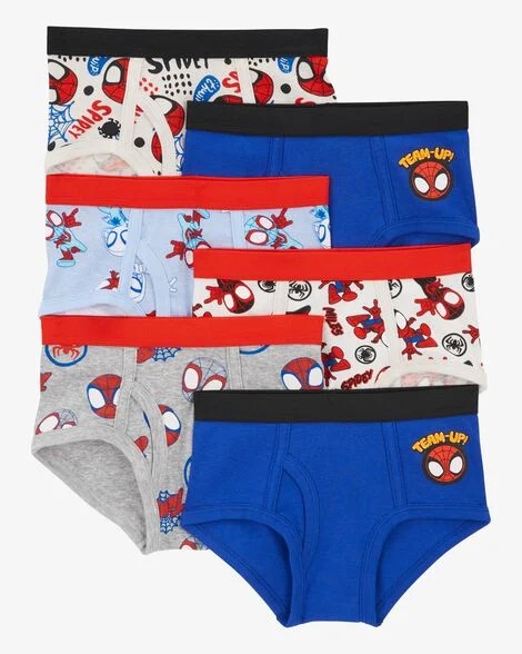 KIT 6 CUECAS CARTER'S - MARVEL SPIDER MAN - MENINO