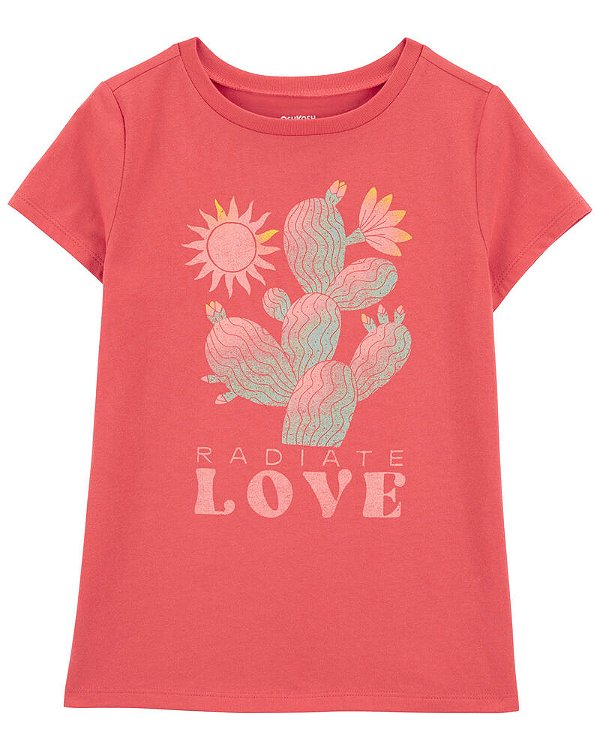 CAMISETA OSHKOSH - RADIATE LOVE - MENINA