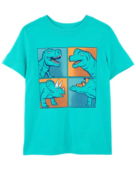 CAMISETA MANGA CURTA CARTER'S - DINOSSAUROS VERDES - MENINO