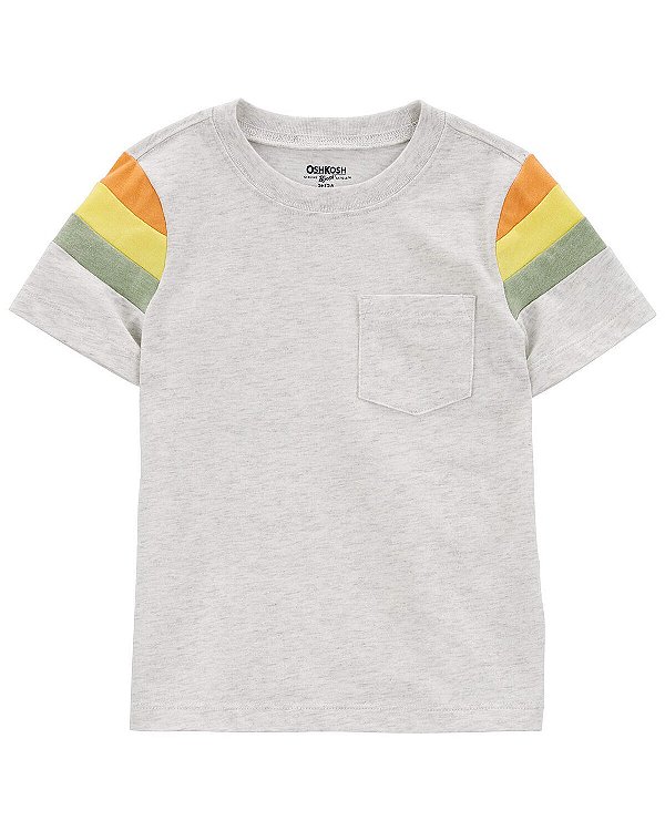 CAMISETA MANGA CURTA OSHKOSH KIDS - CINZA - MENINO
