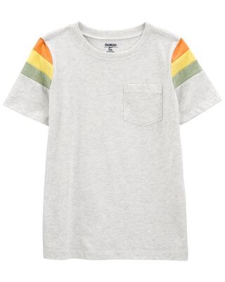 CAMISETA MANGA CURTA OSHKOSH - CINZA - MENINO